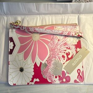 Chico’s printed zip pouch